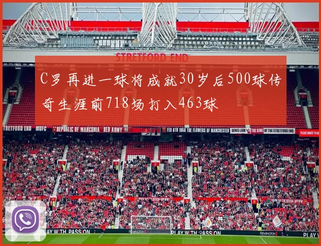 C罗再进一球将成就30岁后500球传奇生涯前718场打入463球